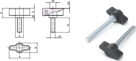 Krdlov matica so skrutkou 28mm.